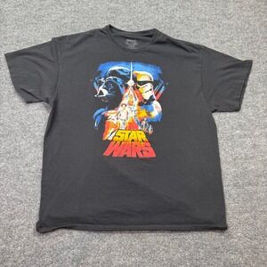 Star Wars The Saga Continues Shirt Mens 2XL Black Fith‎ Sun Empire Strikes Back